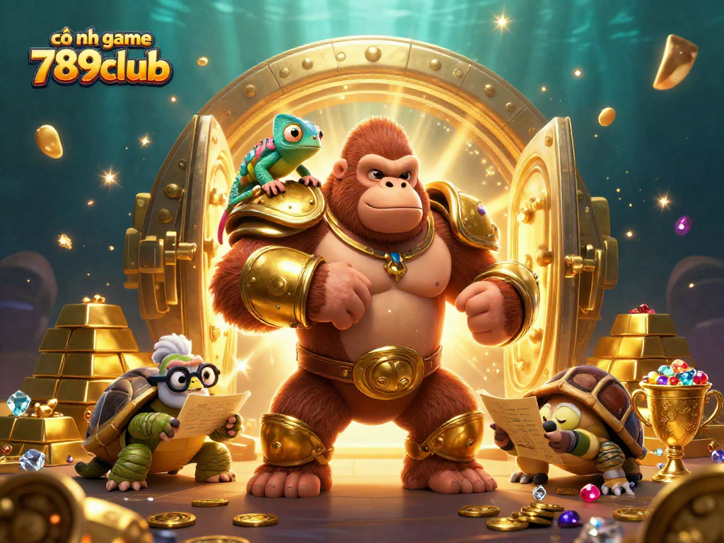 Join the excitement at cổng game 789club, where the king gorilla reigns over treasures!