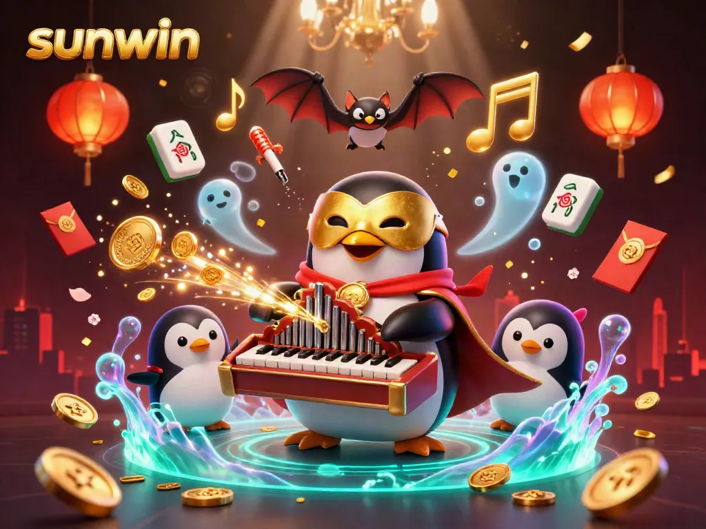 Experience thrilling moments with sunwin in a vibrant casino scene full of vibrant elements.