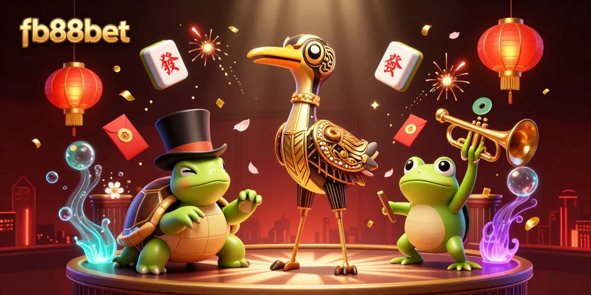 Experience thrilling gaming with fb88bet featuring a vibrant 3D casino scene and unique characters.