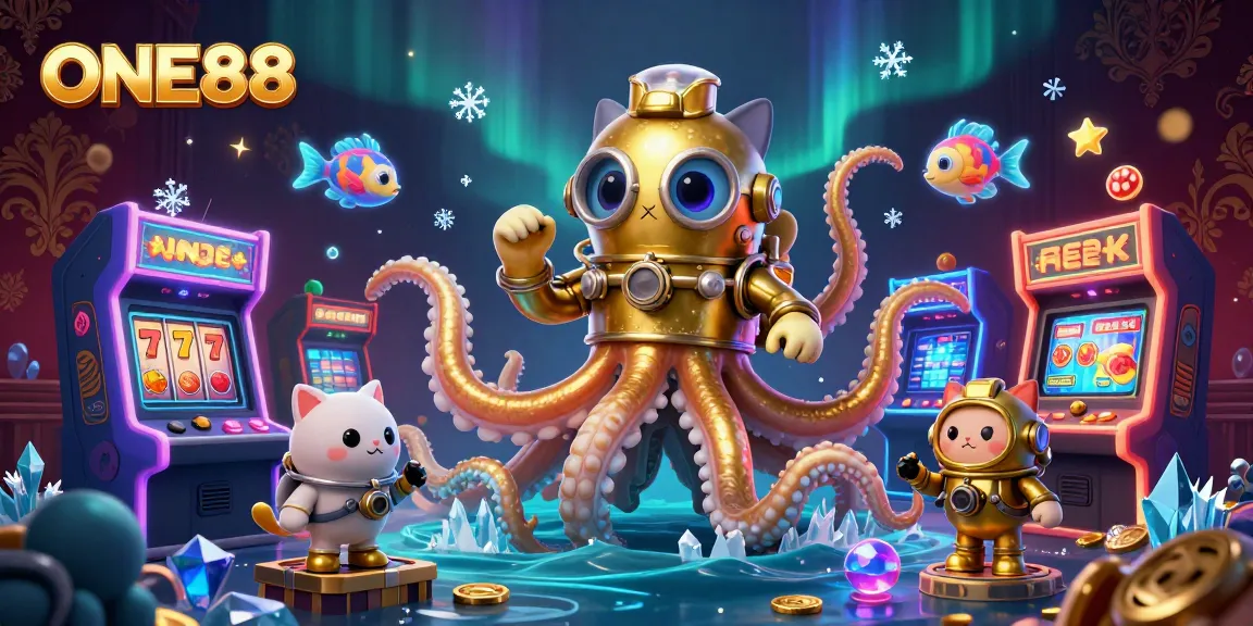 Experience the thrill of ONE88 with a mystical kraken adventure featuring vibrant gaming elements.