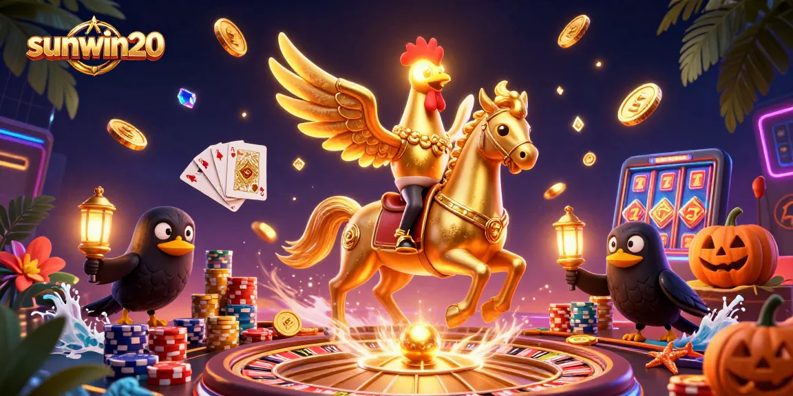 Experience dynamic gameplay at sunwin20 with the golden rooster casino adventure and vibrant gaming elements.