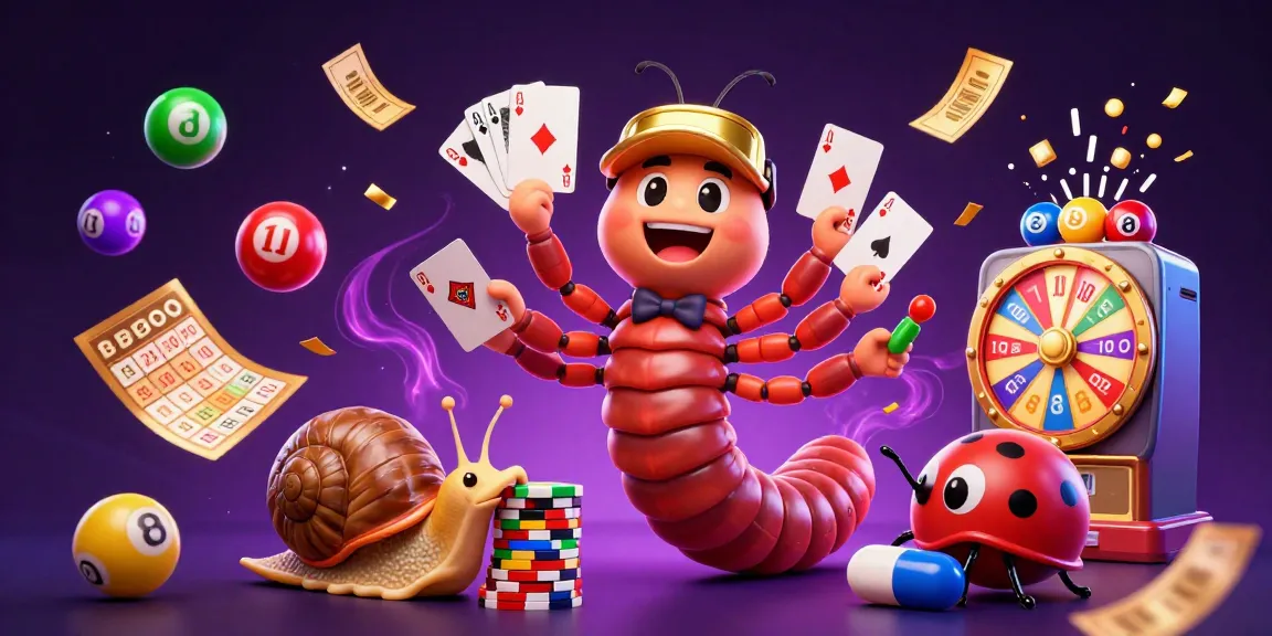 ONE88 showcases a lively 3D casino scene featuring a cartoon millipede dealer and lottery excitement.