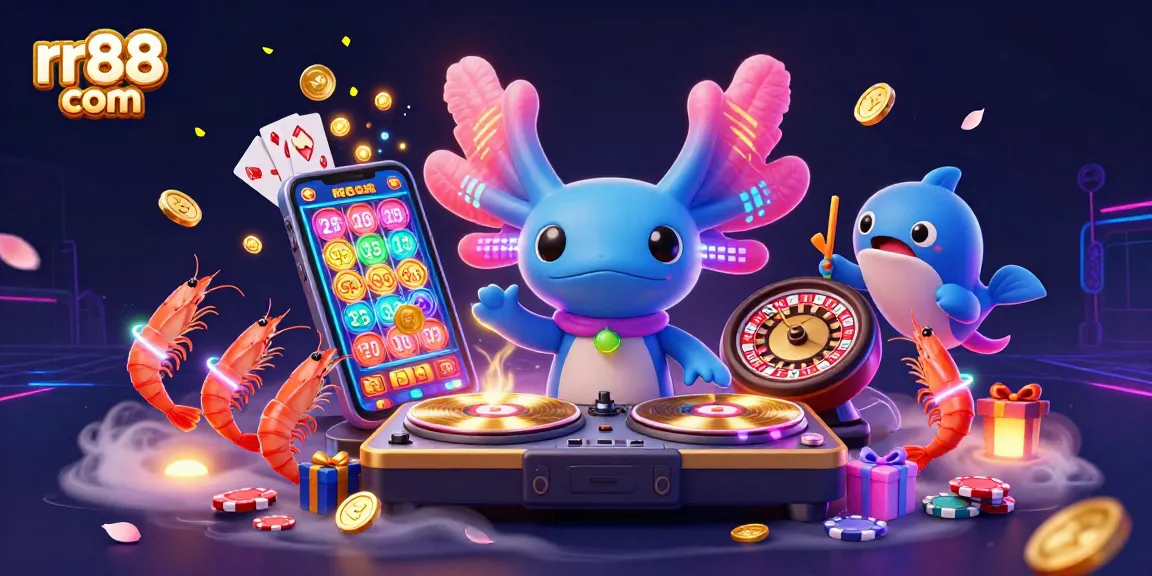 Join the fun at rr88 com with vibrant games and engaging characters in a lively casino atmosphere.