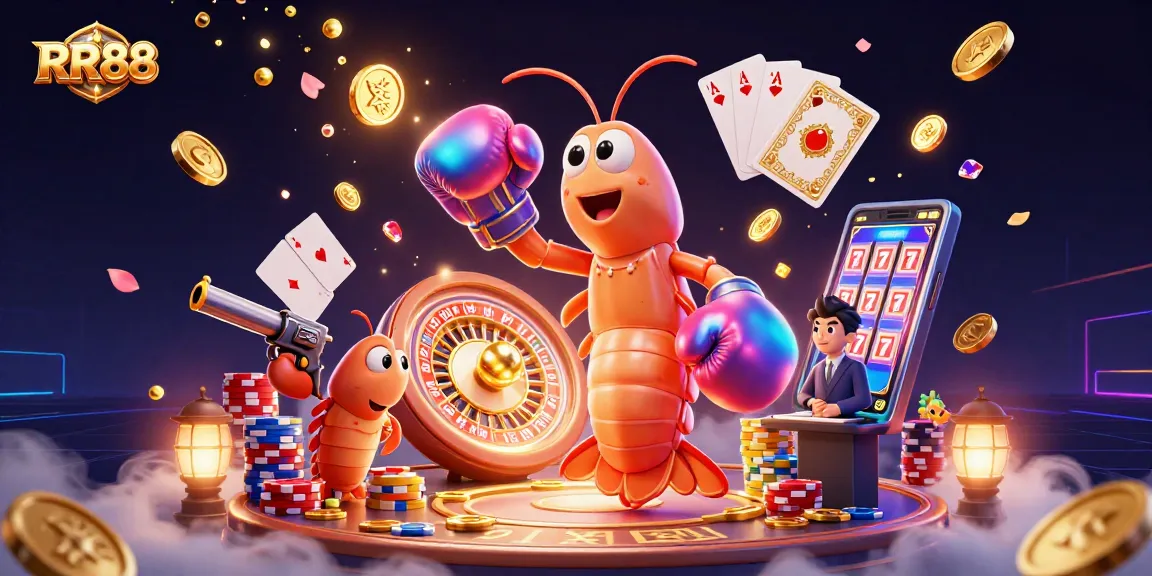 Experience the thrill of RR88 casino gaming with dynamic characters and rich elements.
