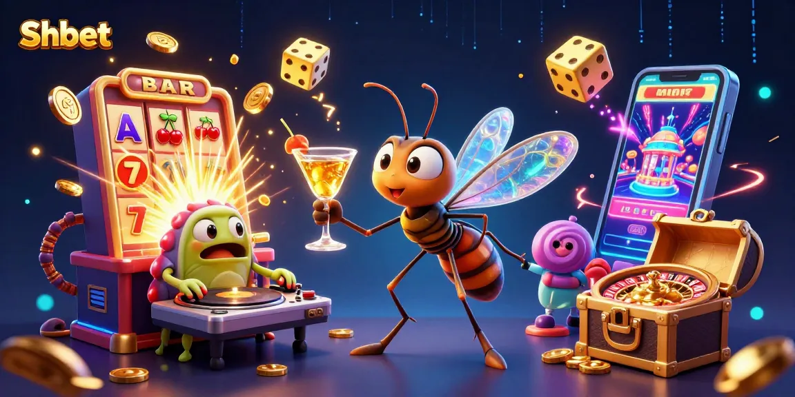 Experience the thrill with Shbet as vibrant characters come alive in a dynamic casino scene.